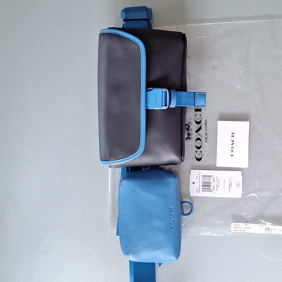 NWT NEW Coach Rider Belt Bag Leather - Picture 2 of 4